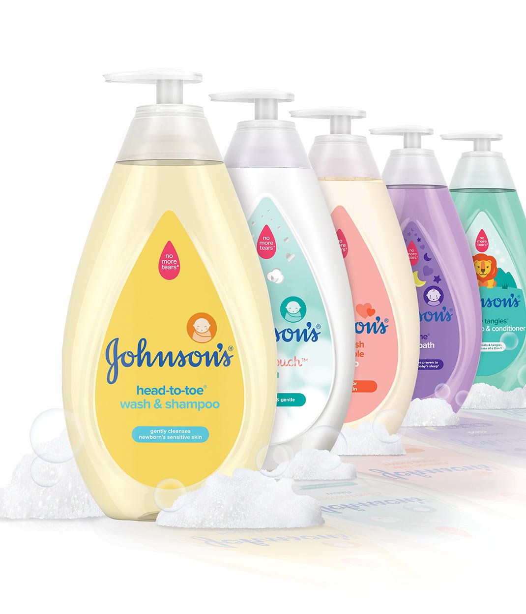 Johnson’s baby product samples line image